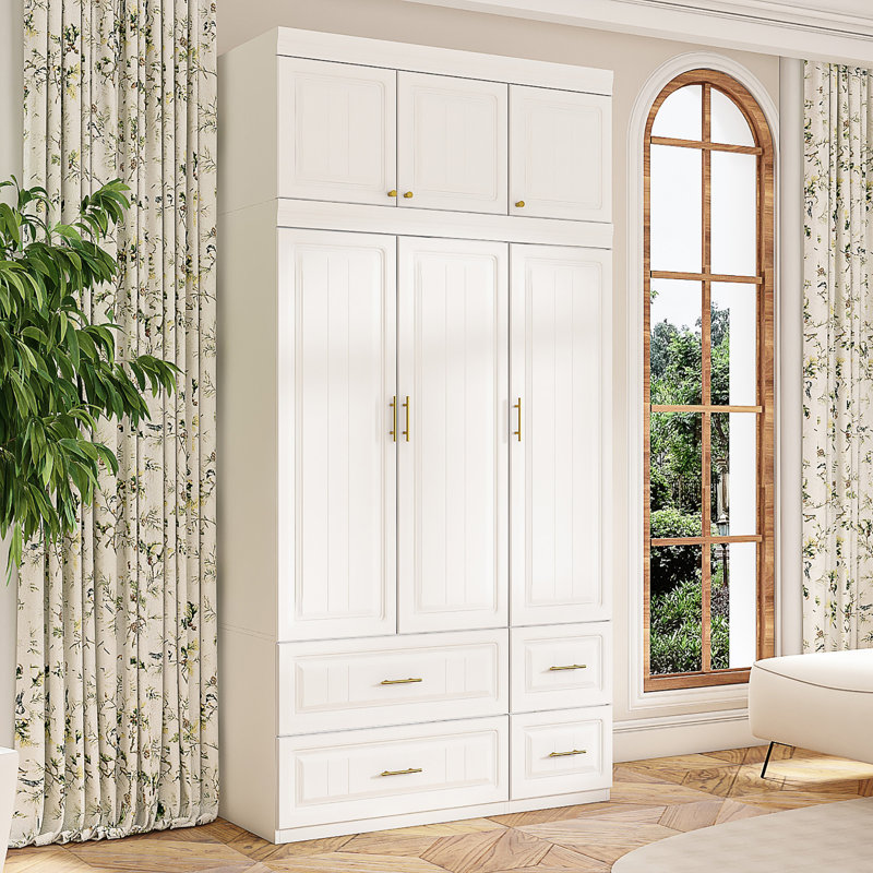 Latitude Run Modern Wardrobe With Strong Storage Reviews Wayfair